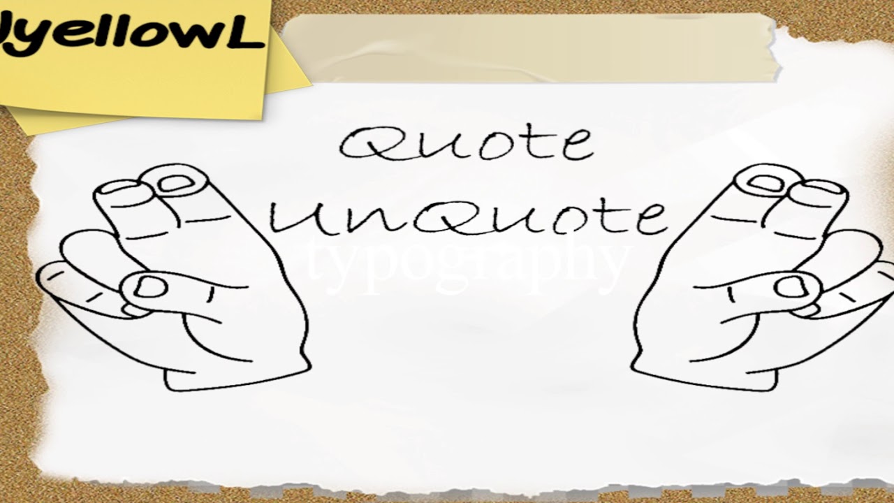JYELLOWL - QUOTE UNQUOTE