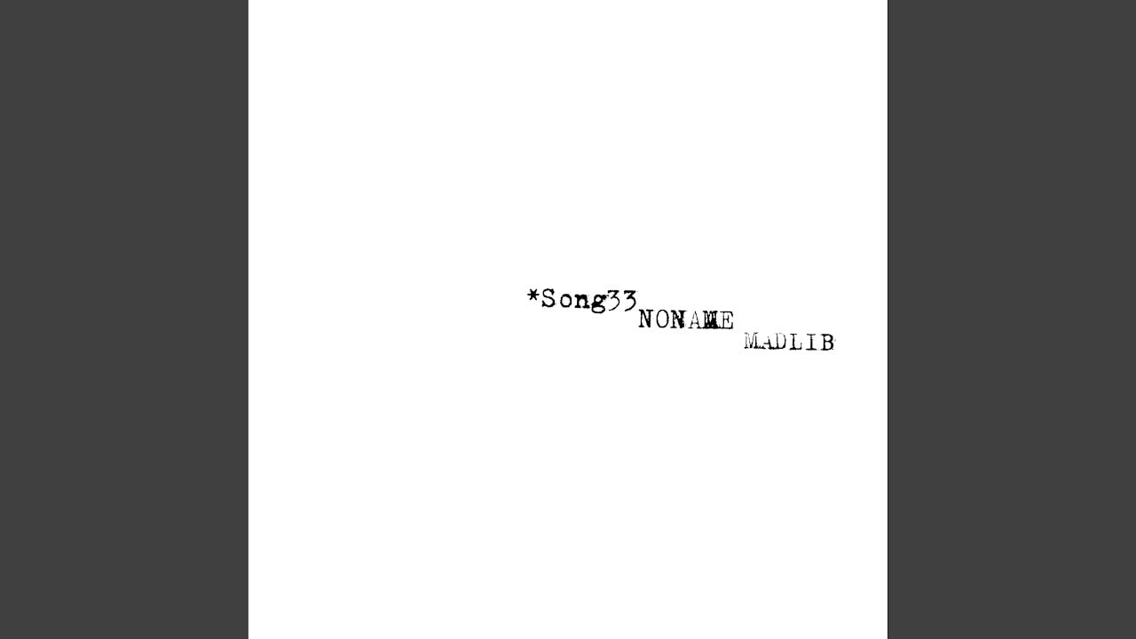 Song 33
