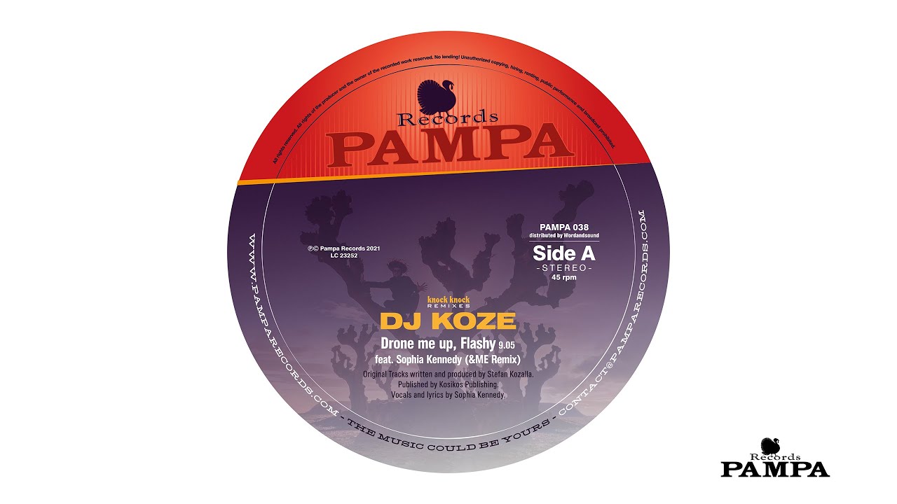 DJ Koze - Drone me up, Flashy feat. Sophia Kennedy (&ME Remix)