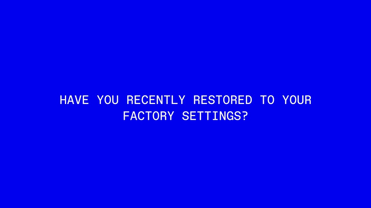 Felsmann + Tiley - Reset