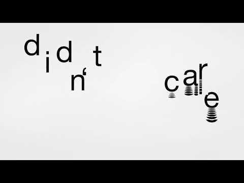 Sylvan Esso - Didn't Care (Official Audio)