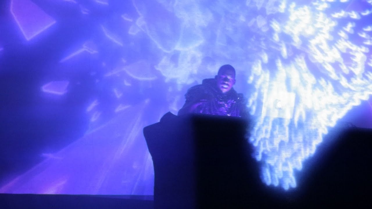 Flying Lotus' NEW Stage Set Up - 3D Live Show