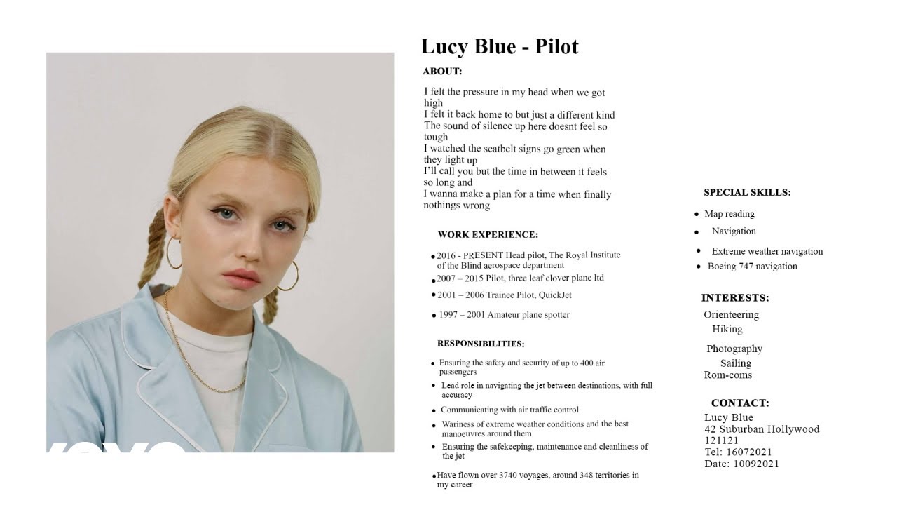 Lucy Blue - Pilot (Official Audio)