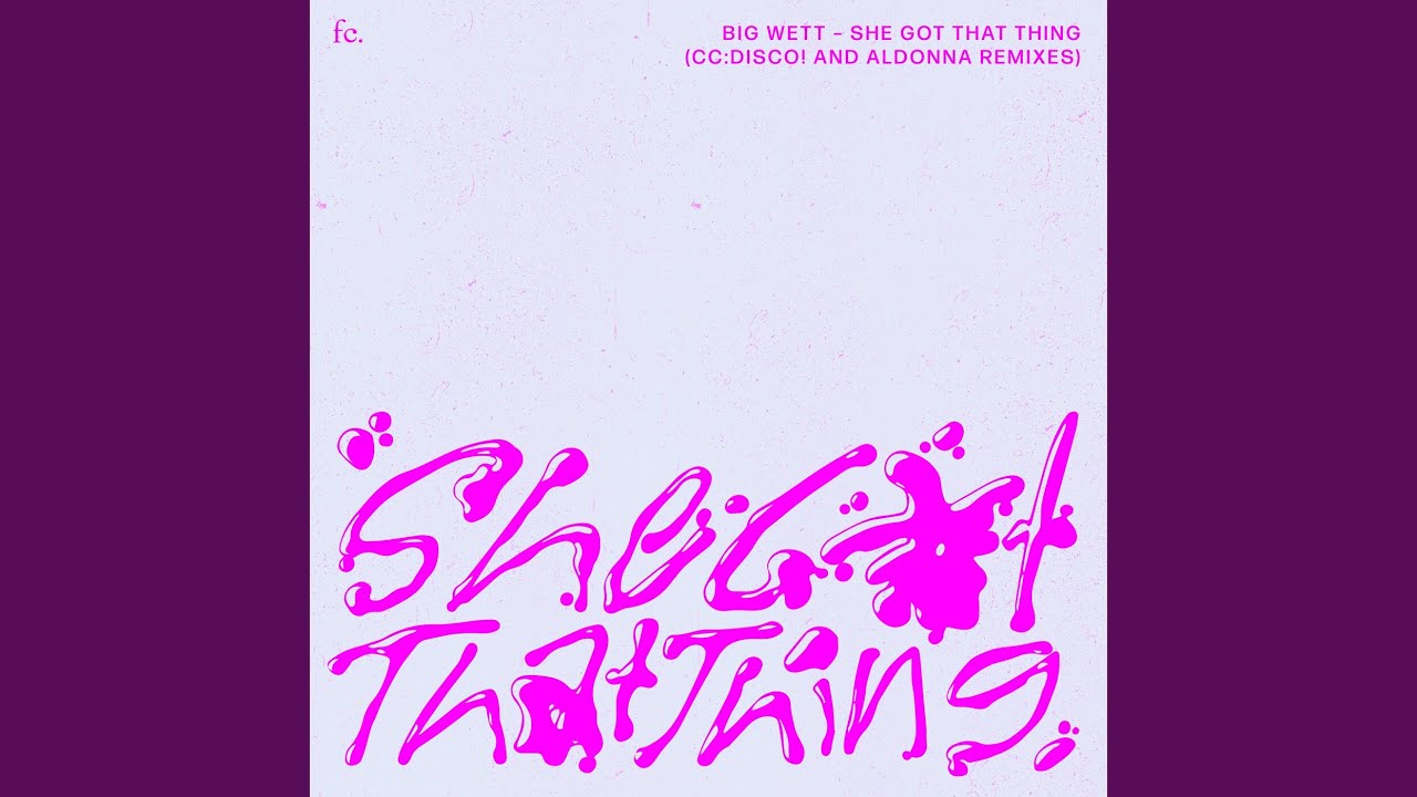 SHE GOT THAT THING (CC:DISCO! Remix)