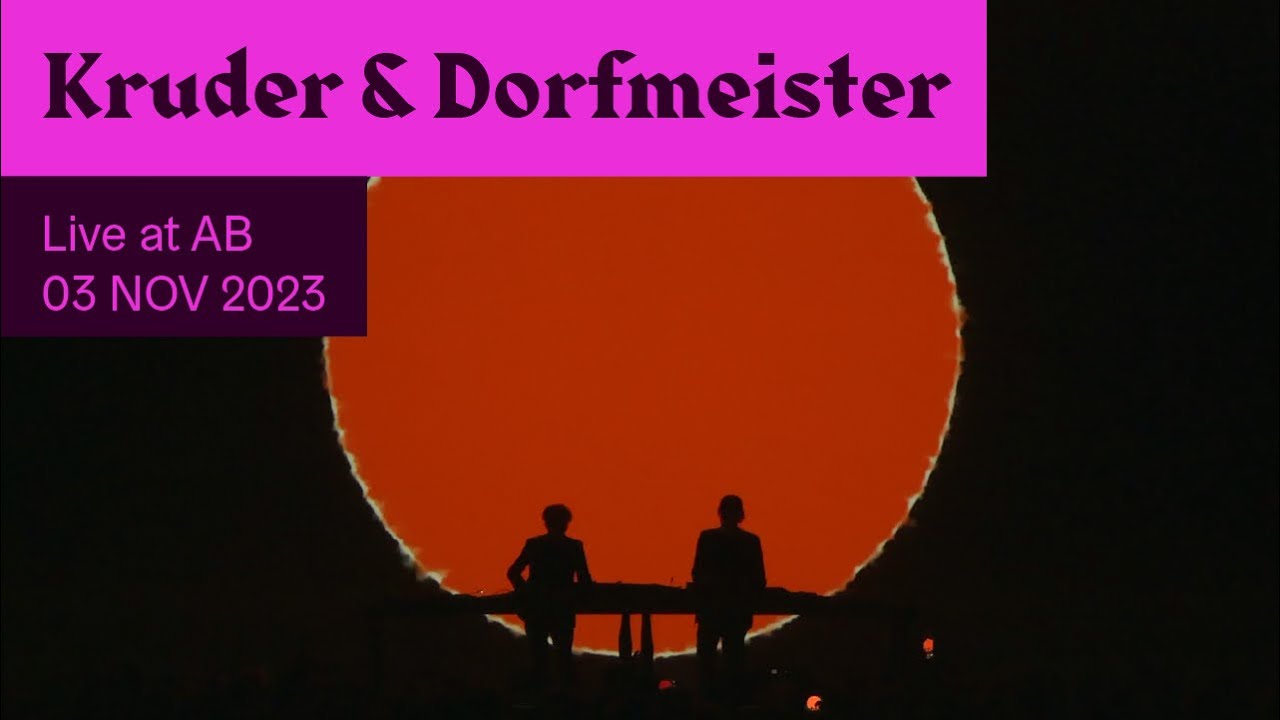 Kruder & Dorfmeister Live at AB - Ancienne Belgique, 30th anniversary show