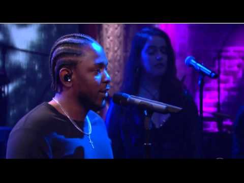 Kendrick Lamar Performs On Late Show with Stephen Colbert