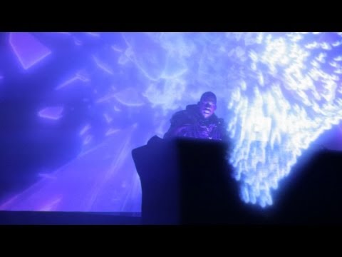 Flying Lotus' NEW Stage Set Up - 3D Live Show